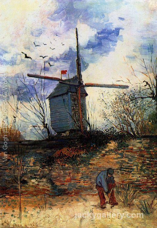 Le Moulin de la Galette I, Van Gogh painting
